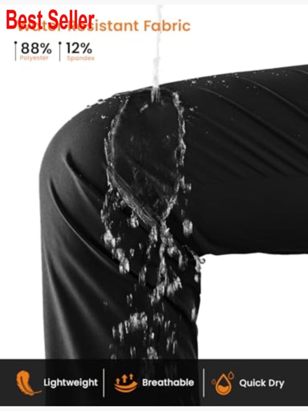 Lightweight Water Resistant Hiking Pants with Stretch Quick Dry Fabric - Picture 4 of 7